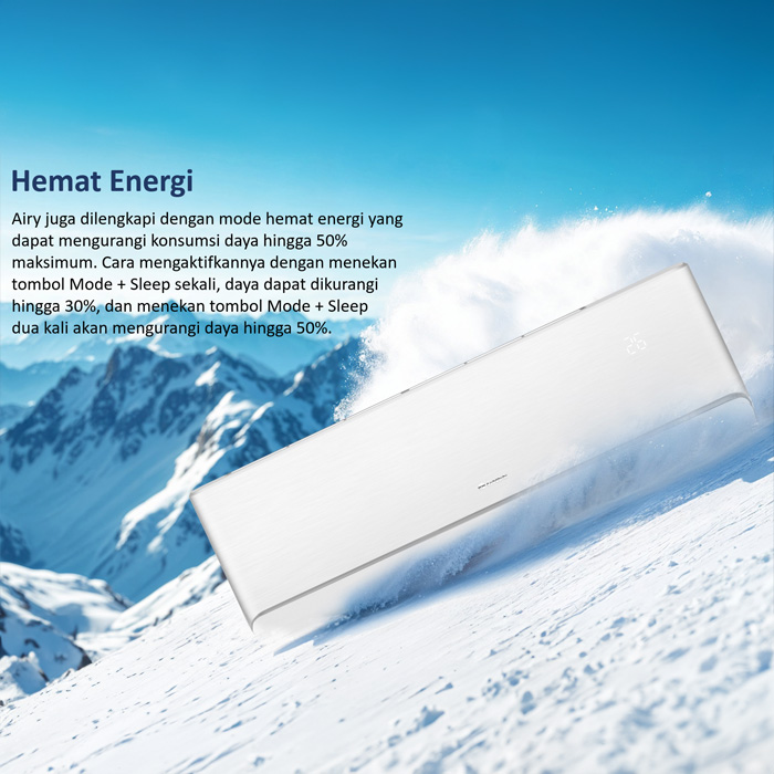 Gree AC Split Inverter Airy Series 2 PK - GWC-18AIRY
